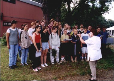 Ein Ständchen für die Lehrer
